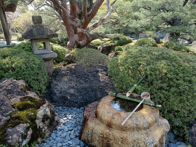 つくばいの例